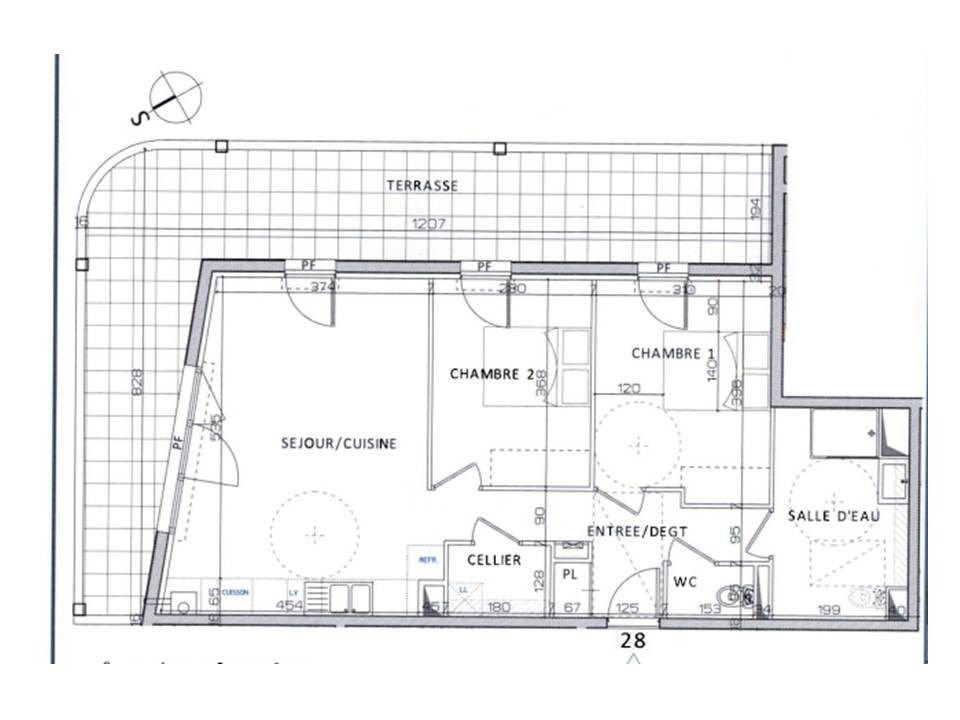 appartement 3 Pièces en vente sur ANGLET (64600)